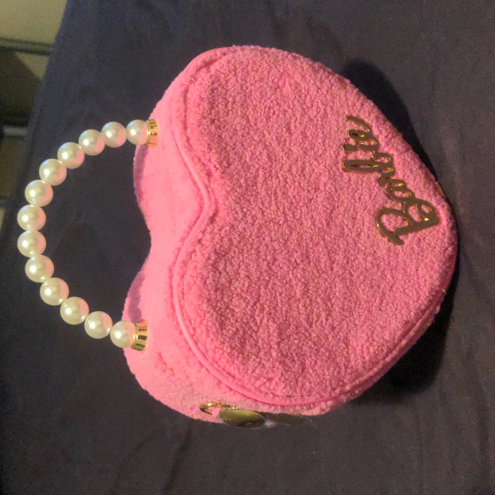 Our Universe Barbie Fuzzy Convertible Handbag